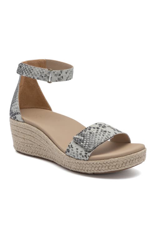 Abeo Riviera Ankle Sandal In Snake Print - Regular