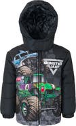 Monster Jam Hooded Puffer Jacket