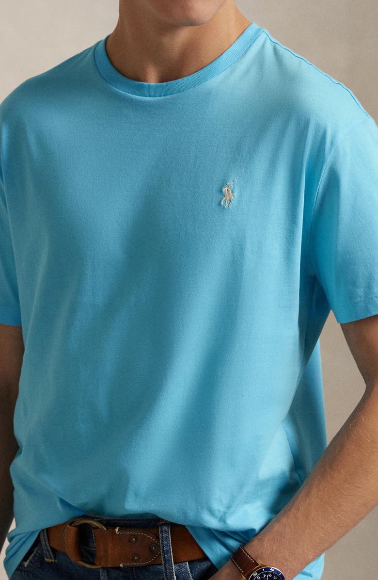 Polo Ralph Lauren Embroidered Short Sleeve Jersey T-Shirt, Alternate, color, 