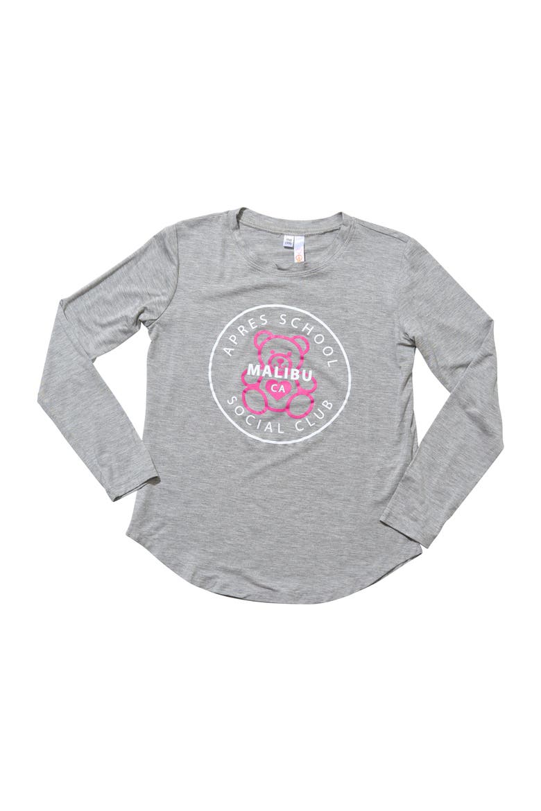 Tunic top with APRES screen - Big Kid, Alternate, color, Heather Gray