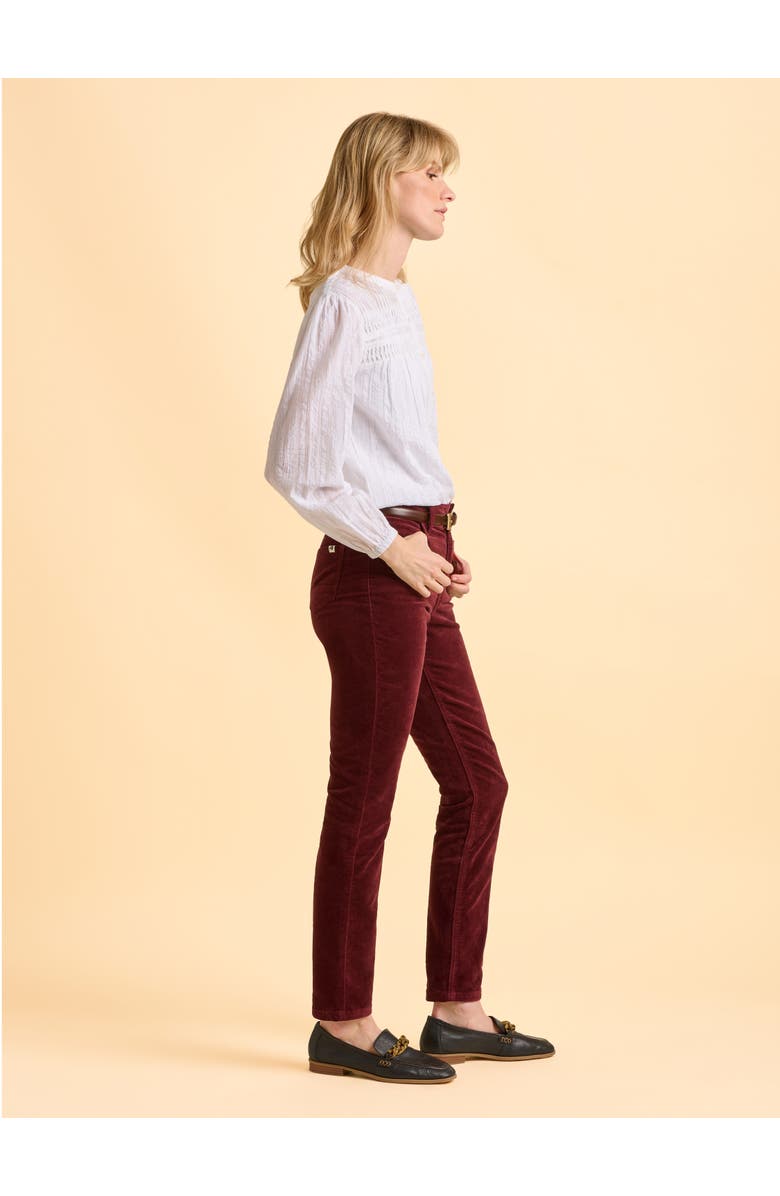 Brakeburn Angelica Long Sleeve Round Neck Shirt, Alternate, color, White