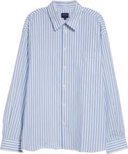 Noah Oversize Cotton Poplin Button-Up Shirt