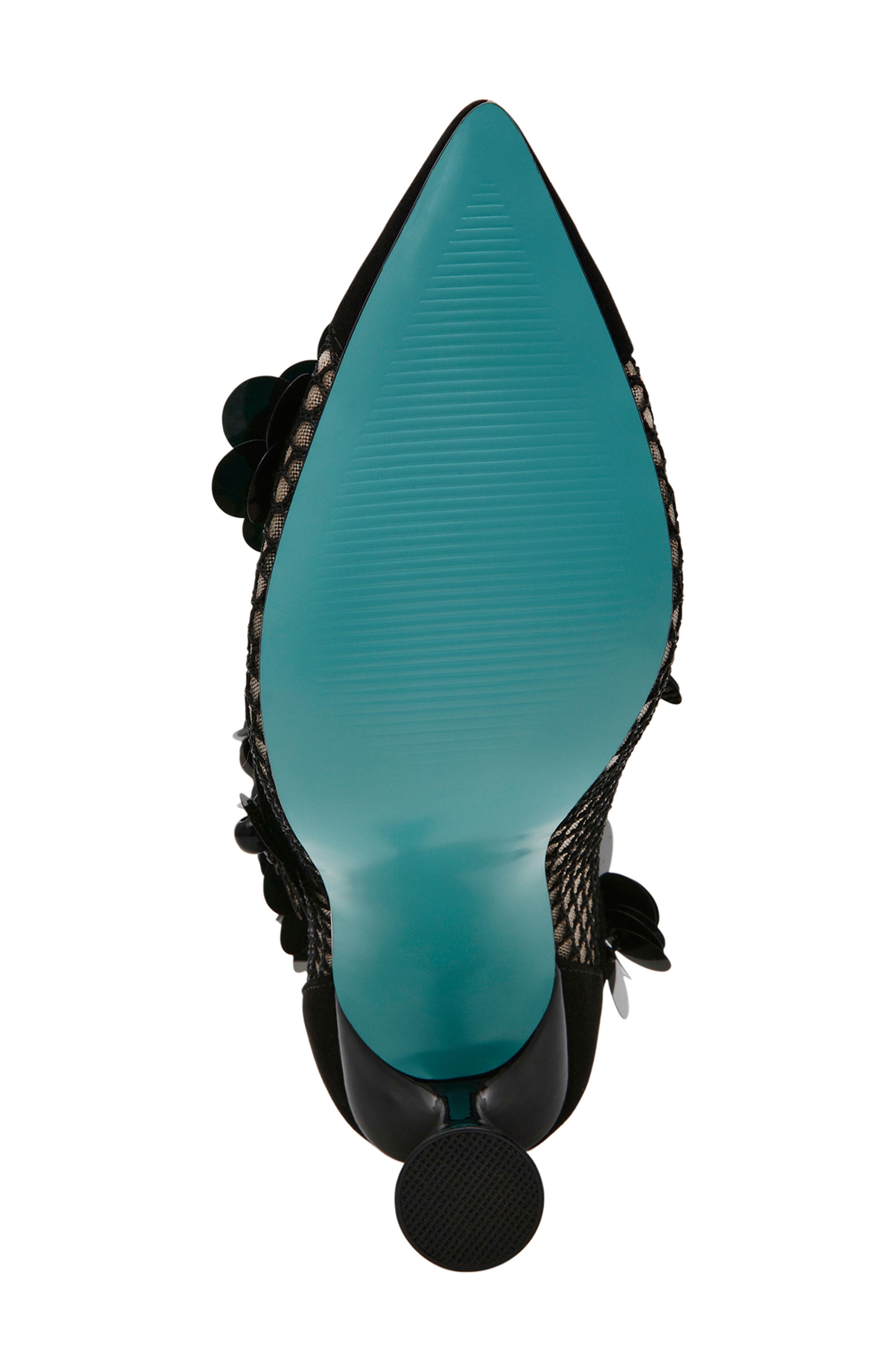 Betsey Johnson Navey Mesh Bootie, Alternate, color, 