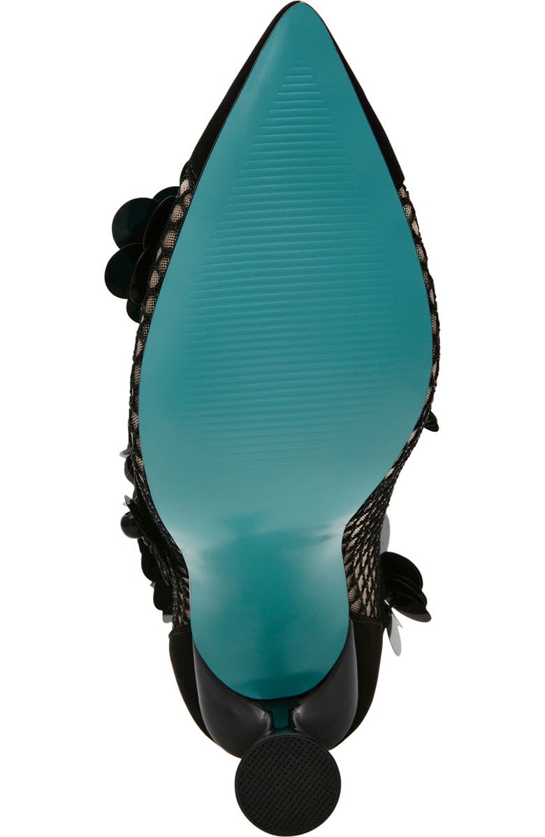 Betsey Johnson Navey Mesh Bootie, Alternate, color,