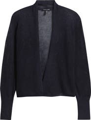 Eileen Fisher Open Front Organic Cotton Cardigan