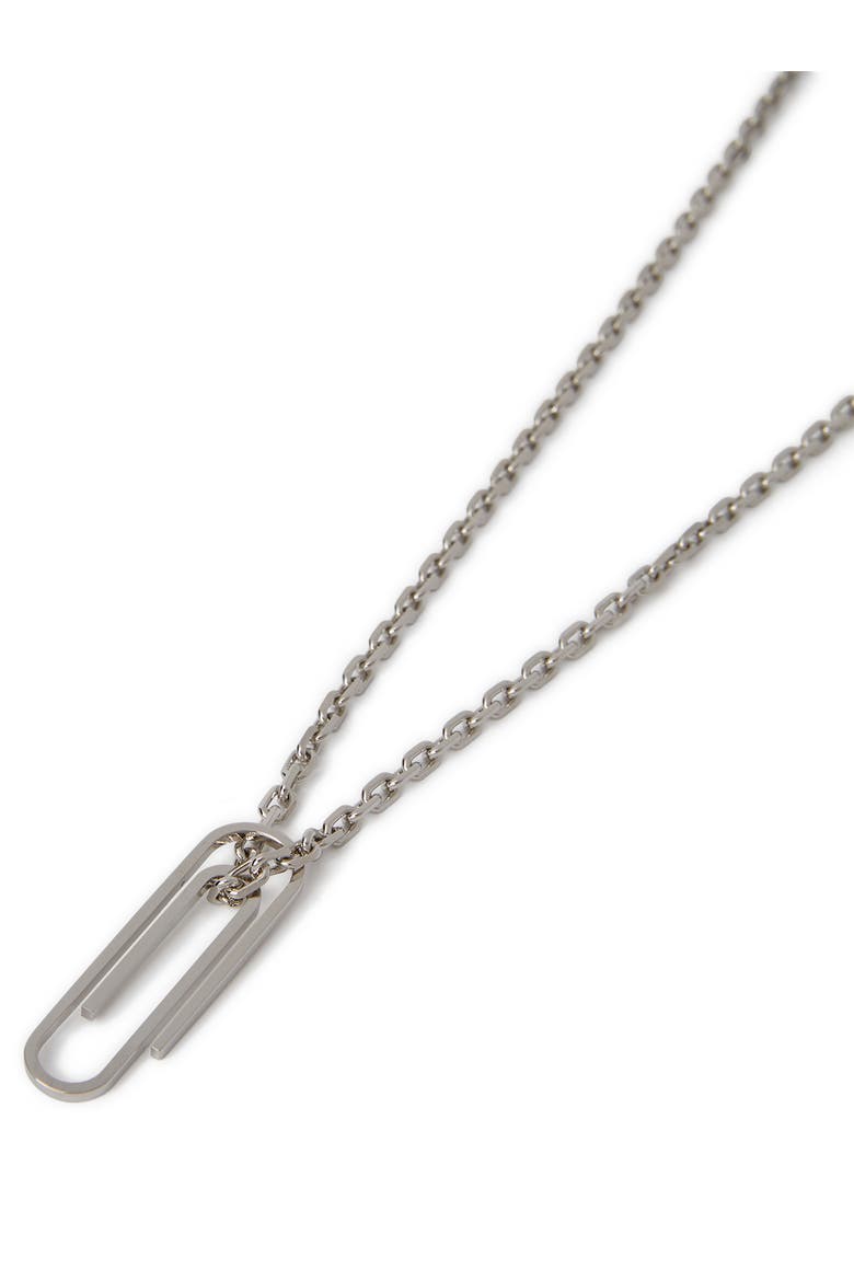 Men's Paperclip Necklace, Alternate, color, Silver