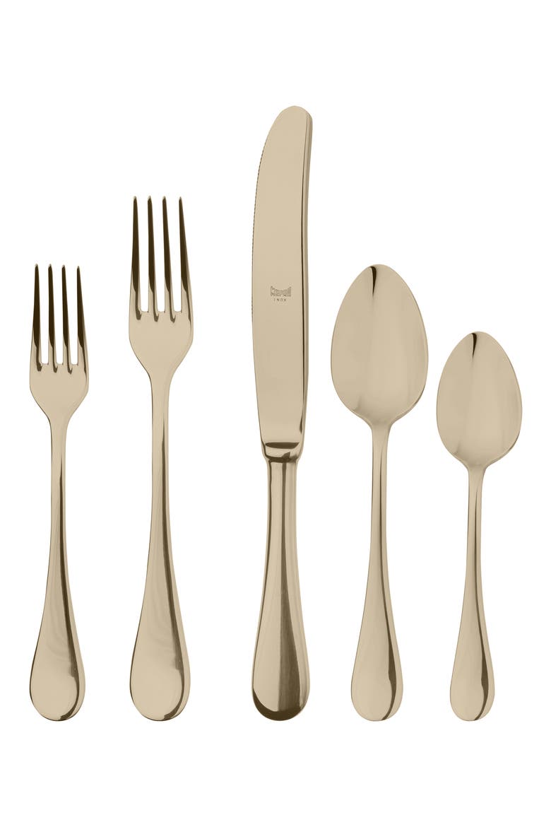 Brescia 5-Piece Place Setting, Main, color, CHAMPAGNE