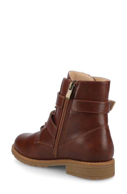 Journee Collection Juliah Buckle Boot In Brown