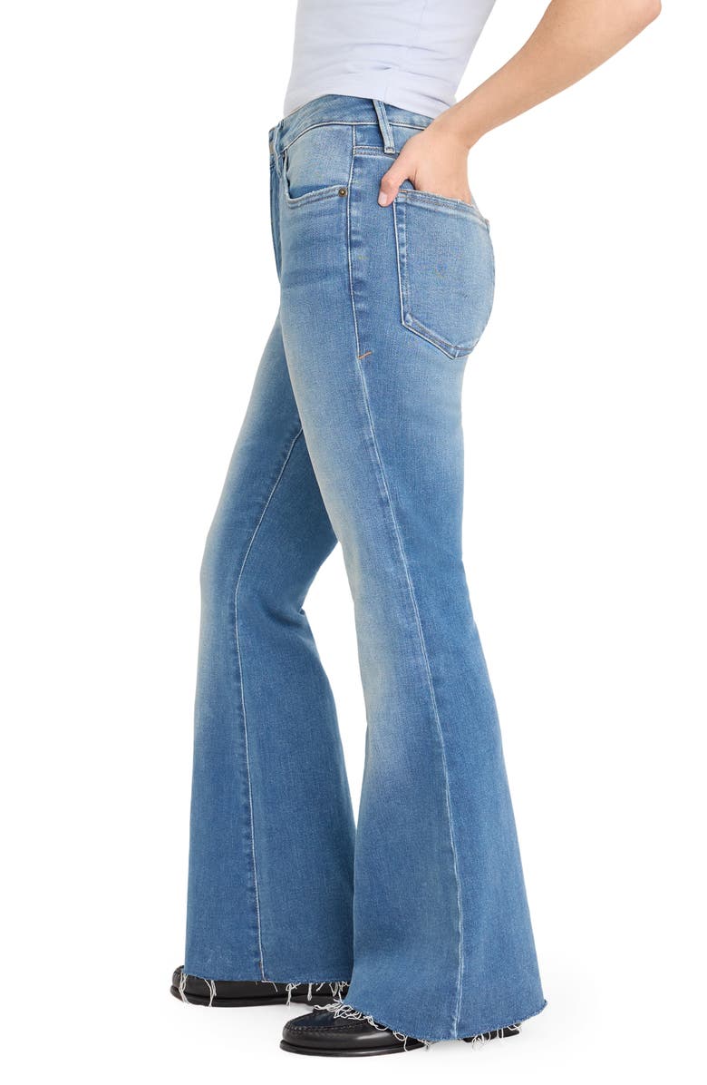 Good American Good Legs Flare Jeans, Alternate, color, Indigo1211