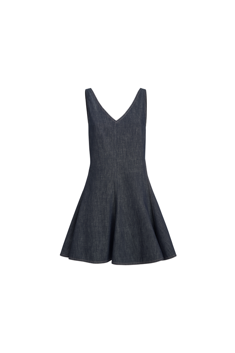 Mini dress, Alternate, color, Dark Denim