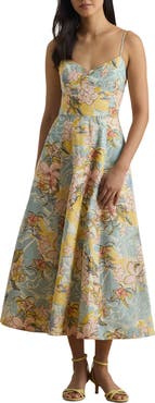 Lauren Ralph Lauren Floral Linen Dress