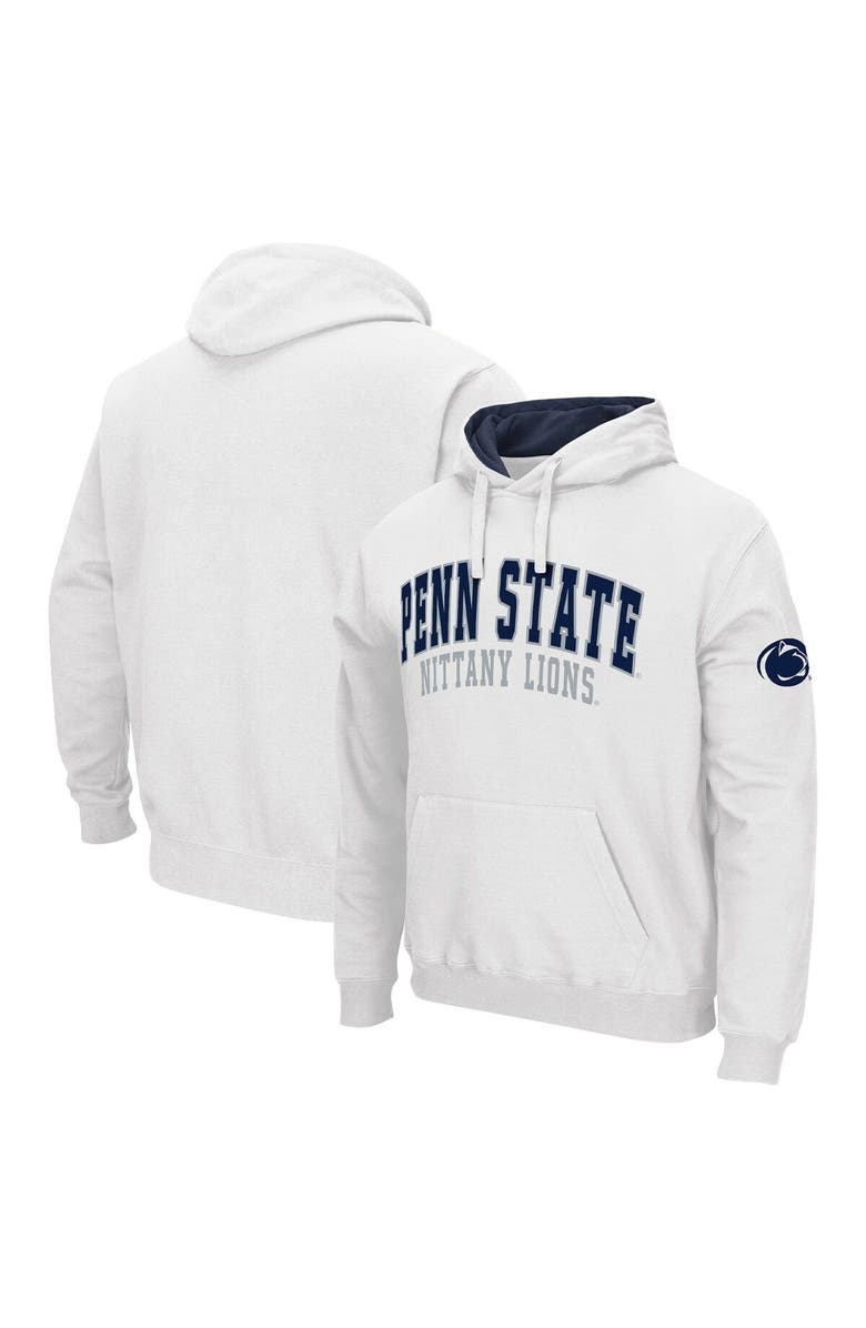 COLOSSEUM Men's Colosseum White Penn State Nittany Lions Double Arch Pullover Hoodie, Main, color, White
