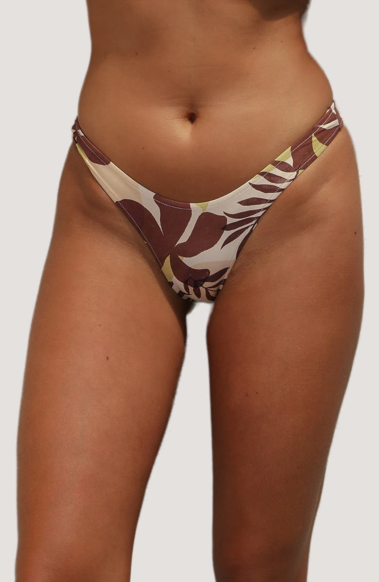 Stone Fox Luka Bikini Bottoms, Main, color, Tropical Tonal