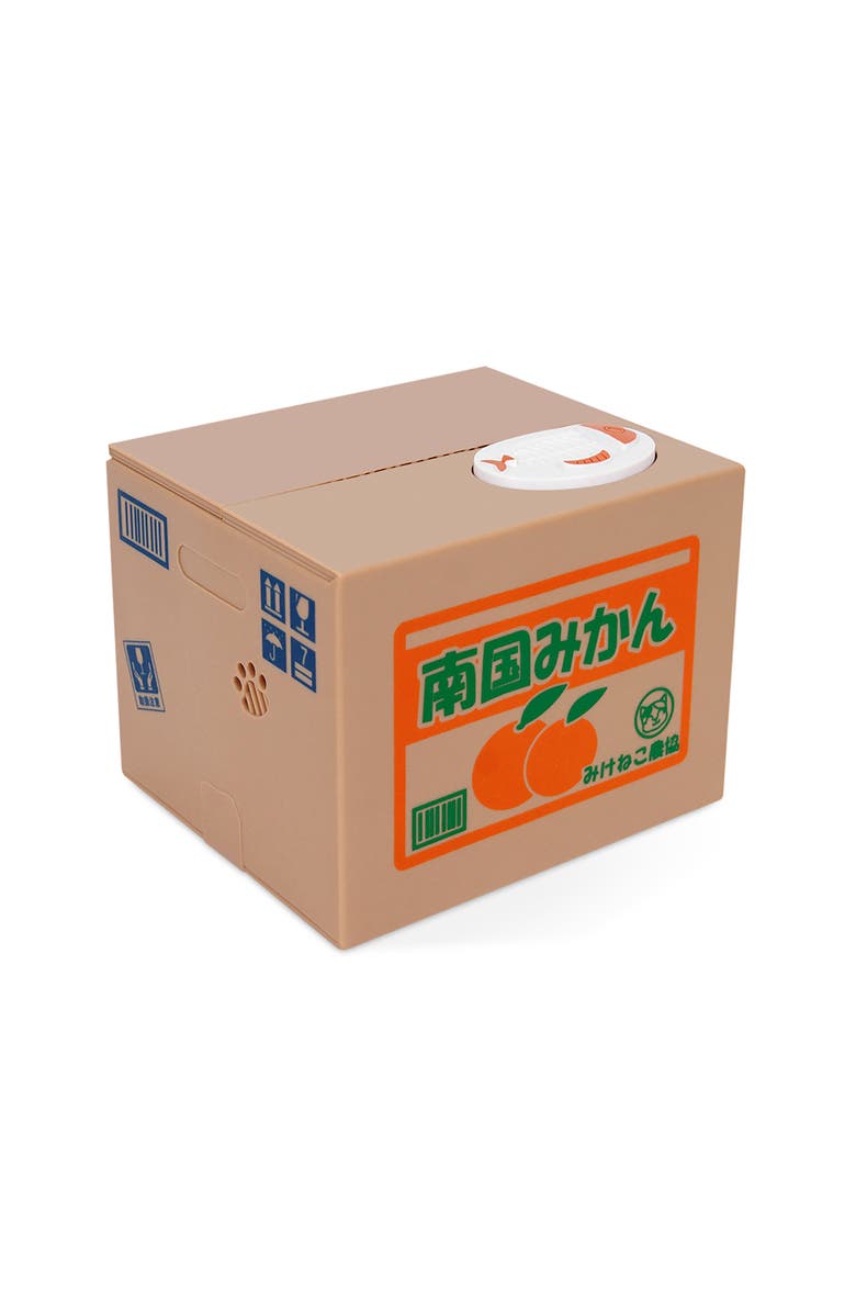 MoMA Design Store Cat In Box Coin Bank, Alternate, color, 
