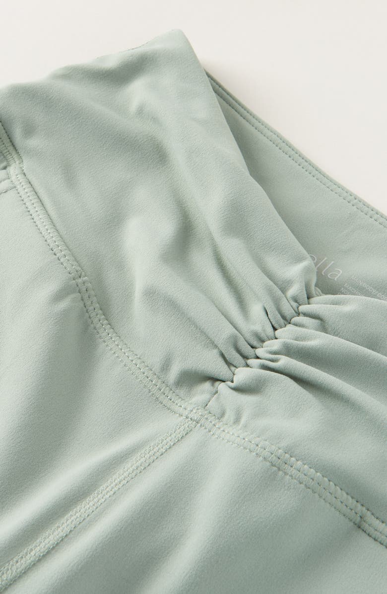 Zella Girl Kids' In the Zone Wide Leg Pants, Alternate, color, Green Lilypad