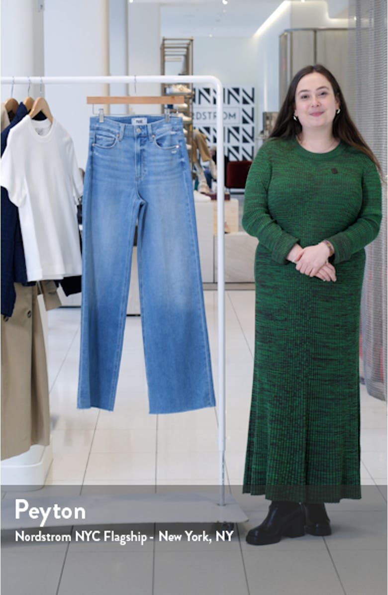 Anessa Raw Hem Wide Leg Jeans, sales video thumbnail