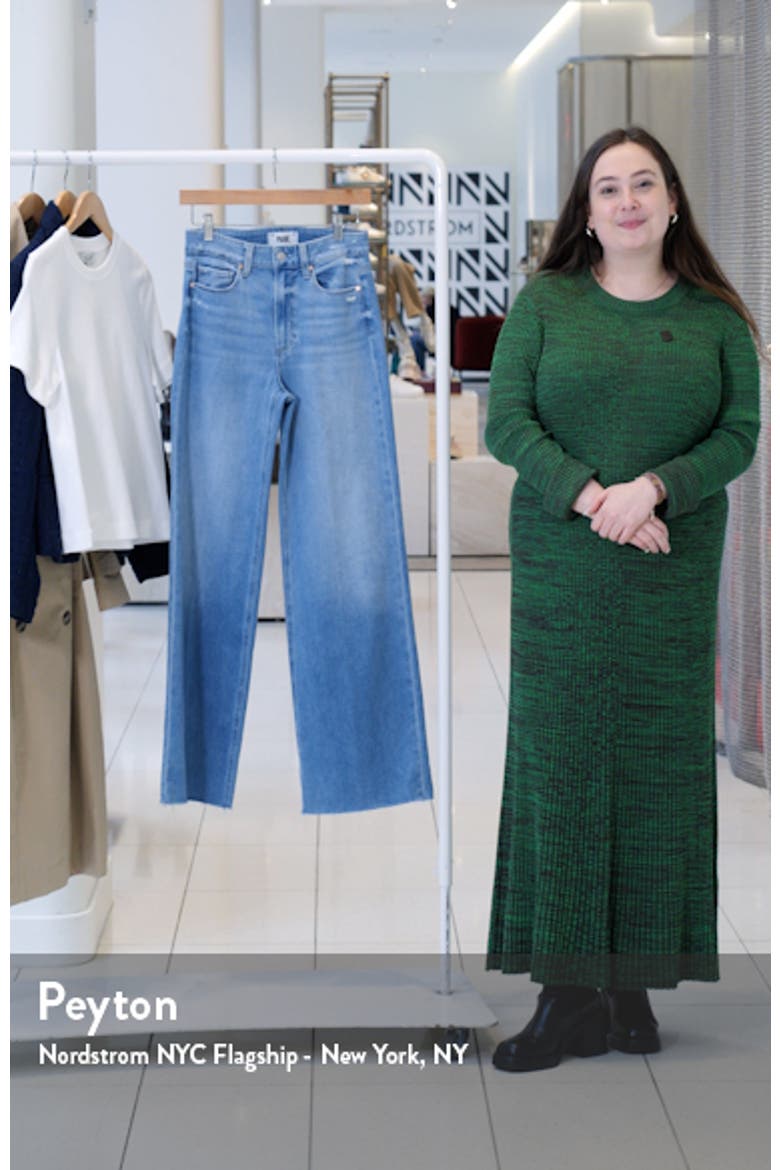 Anessa Raw Hem Wide Leg Jeans video