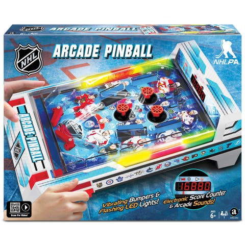 Nhl Arcade Pinball Light & Sound Tabletop Sports Game