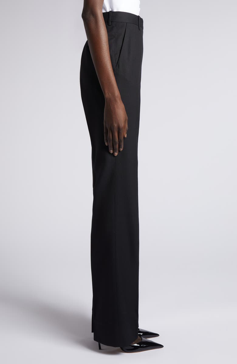 TOM FORD Panama Wool & Silk Pants, Alternate, color, Black