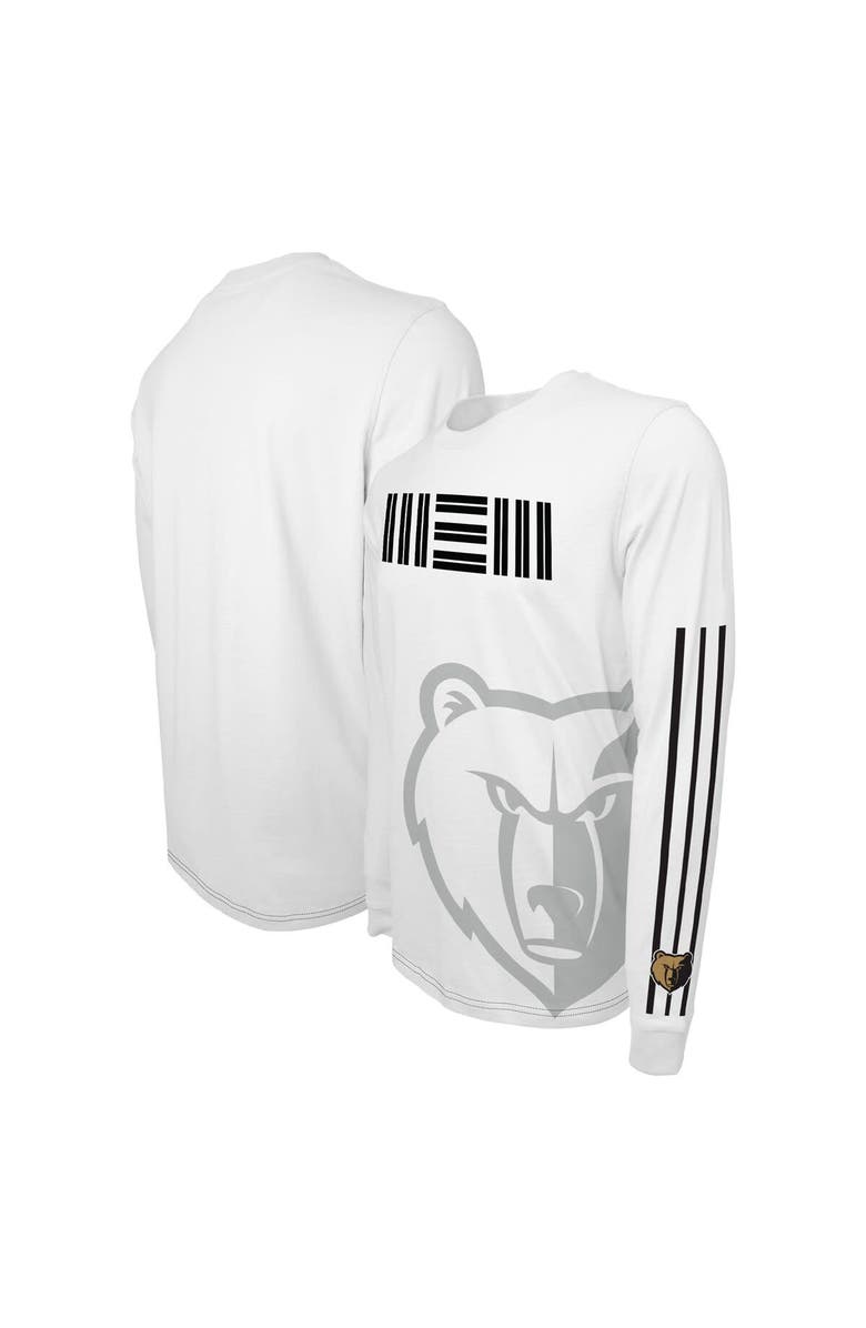Stadium Essentials Unisex Stadium Essentials White Memphis Grizzlies 2023/24 City Edition Scoreboard Long Sleeve T-Shirt, Alternate, color, 