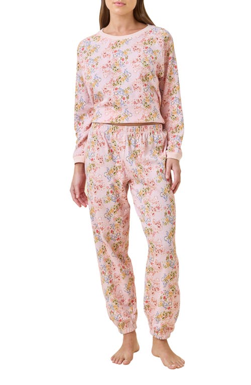 Papinelle Most Wanted Cotton Blend Terry Joggers In Pink