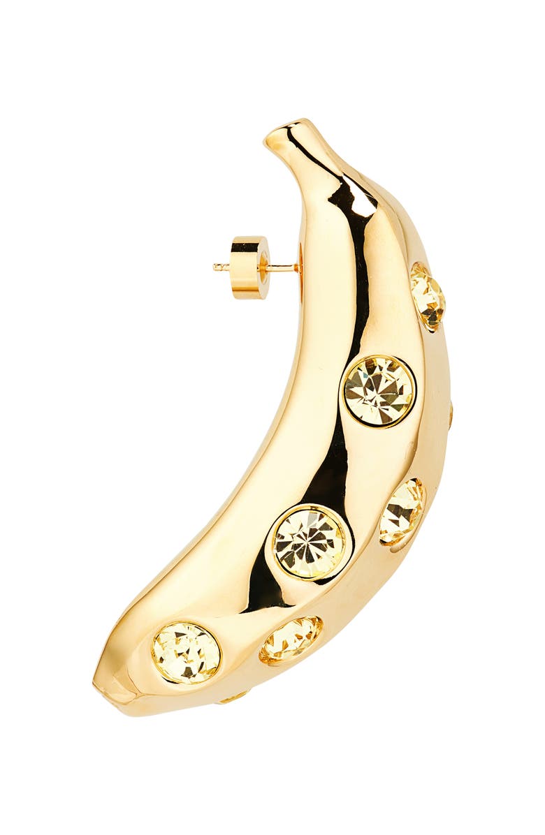 Jacquemus Les Boucles Bananes Drop Earrings, Alternate, color, Gold/ Yellow 289