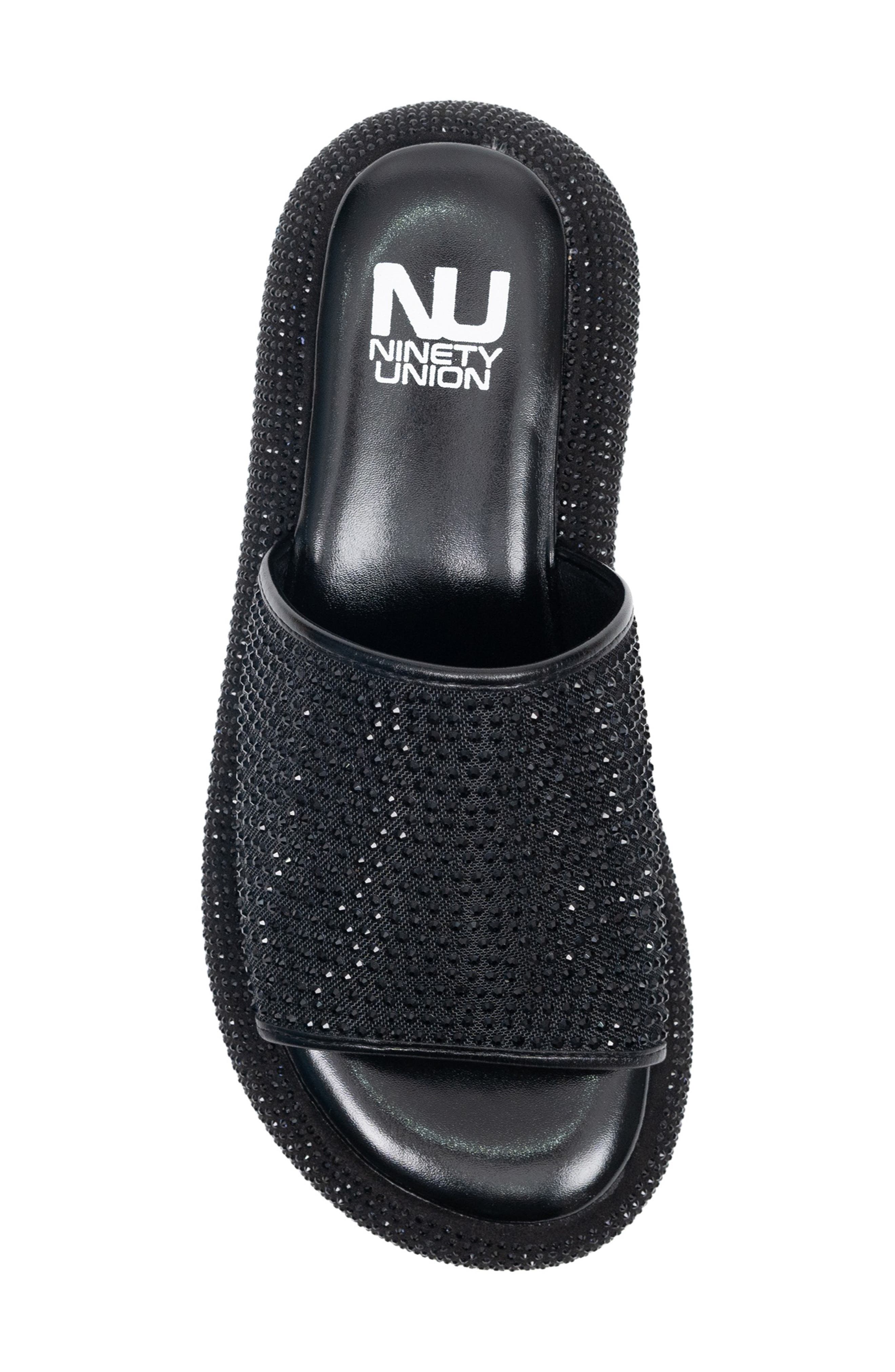 NINETY UNION Blingar Slide Sandal, Alternate, color, Black