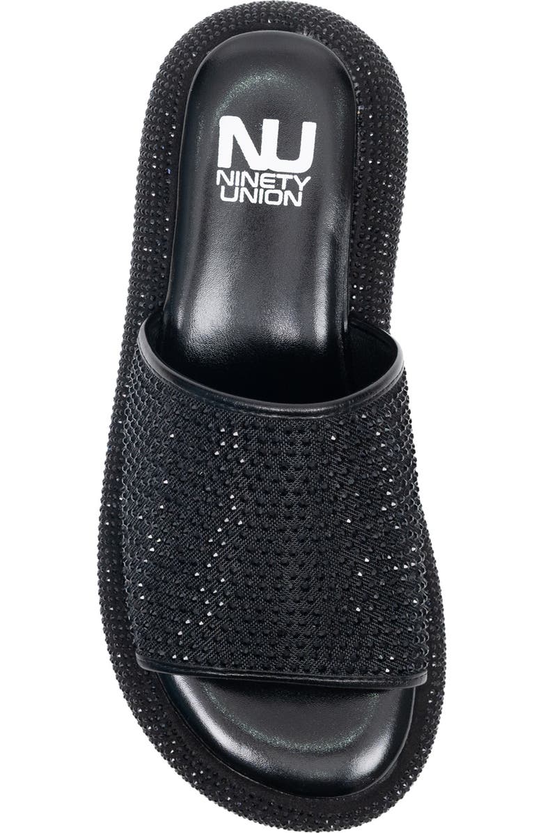 NINETY UNION Blingar Slide Sandal, Alternate, color, Black