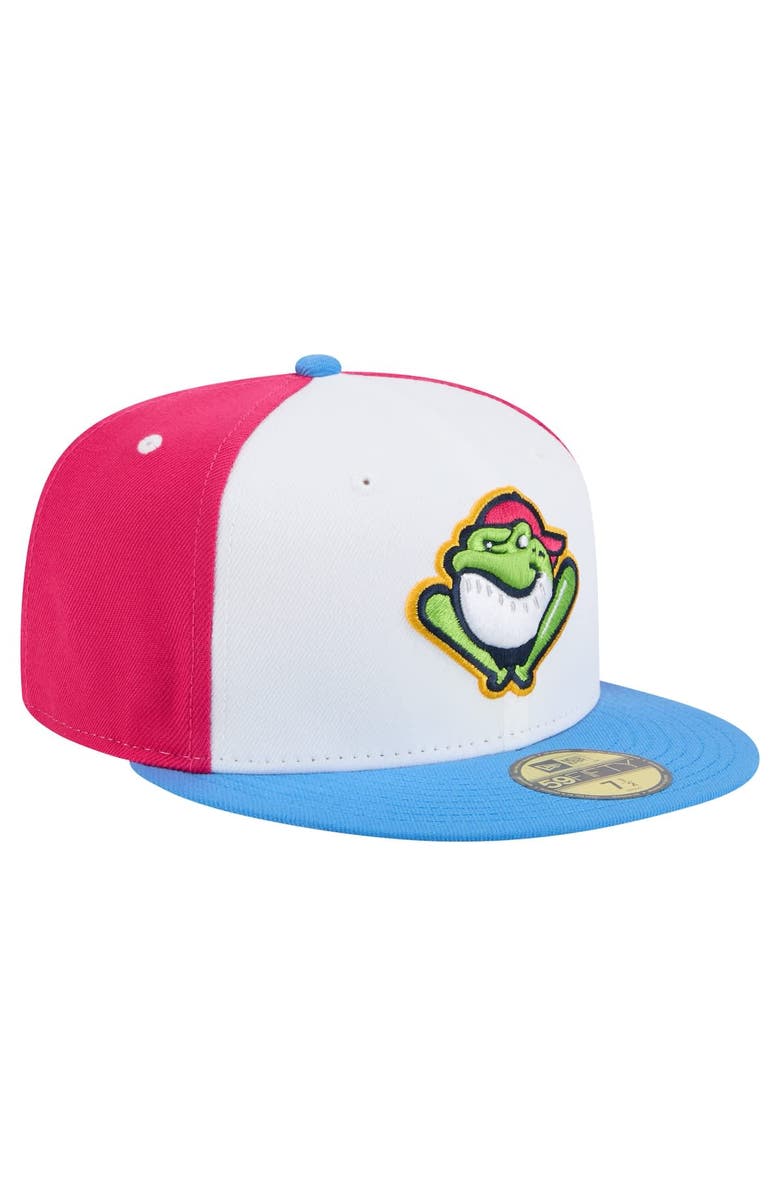 New Era Men's New Era White Greenville Drive Copa de la Diversión 59FIFTY Fitted Hat, Alternate, color, 