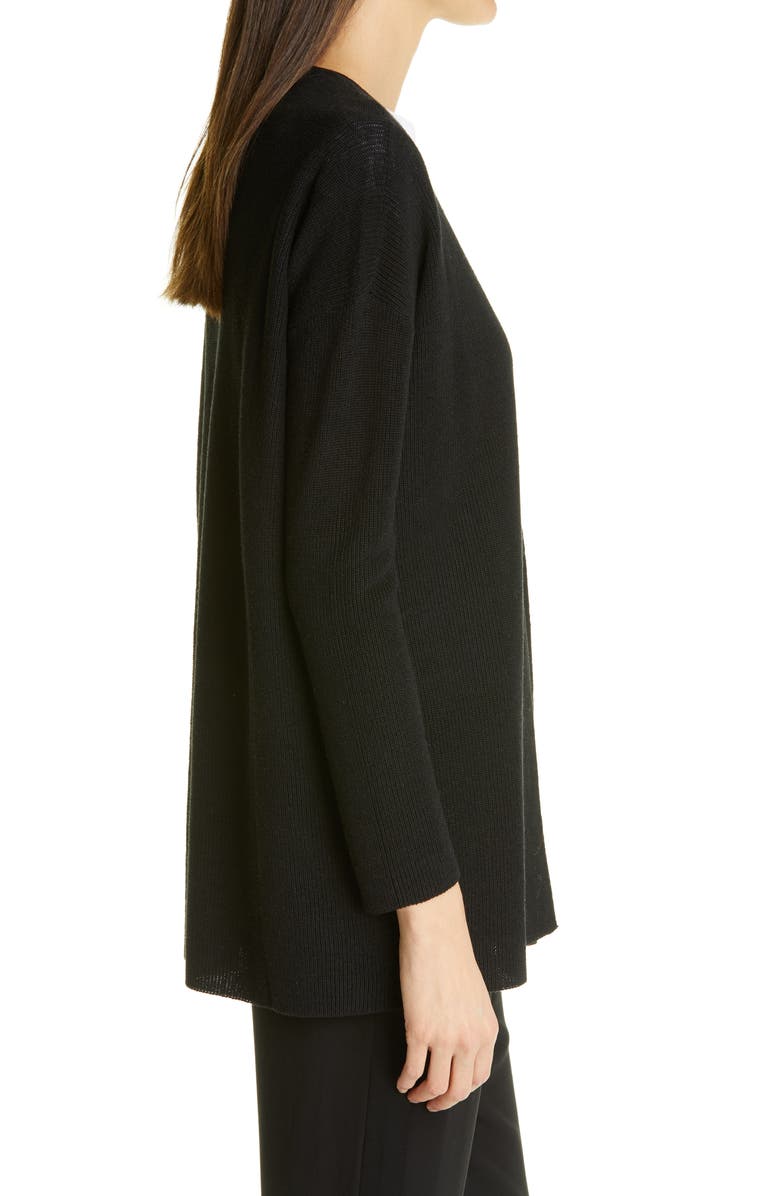 Eileen Fisher Boxy Open Front Cardigan, Alternate, color, 