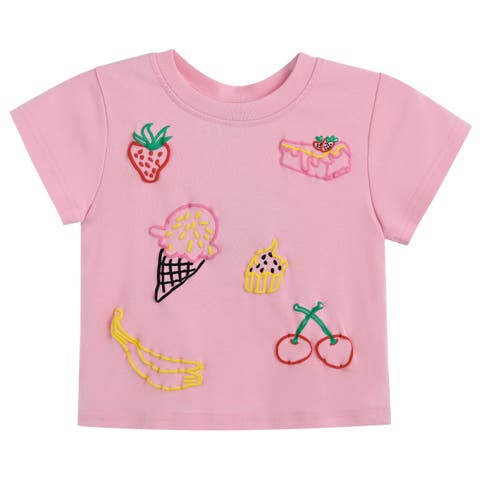Tyra Tee with Food Motifs