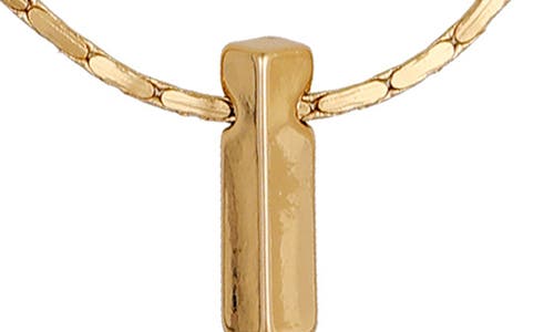 Vince Camuto Set Of 2 Snake Chain & Bar Pendant Necklaces In Gold
