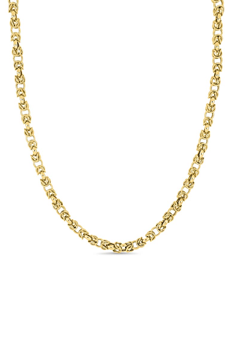 14K Gold Interwoven Chain Necklace, Main, color, 14K YELLOW GOLD