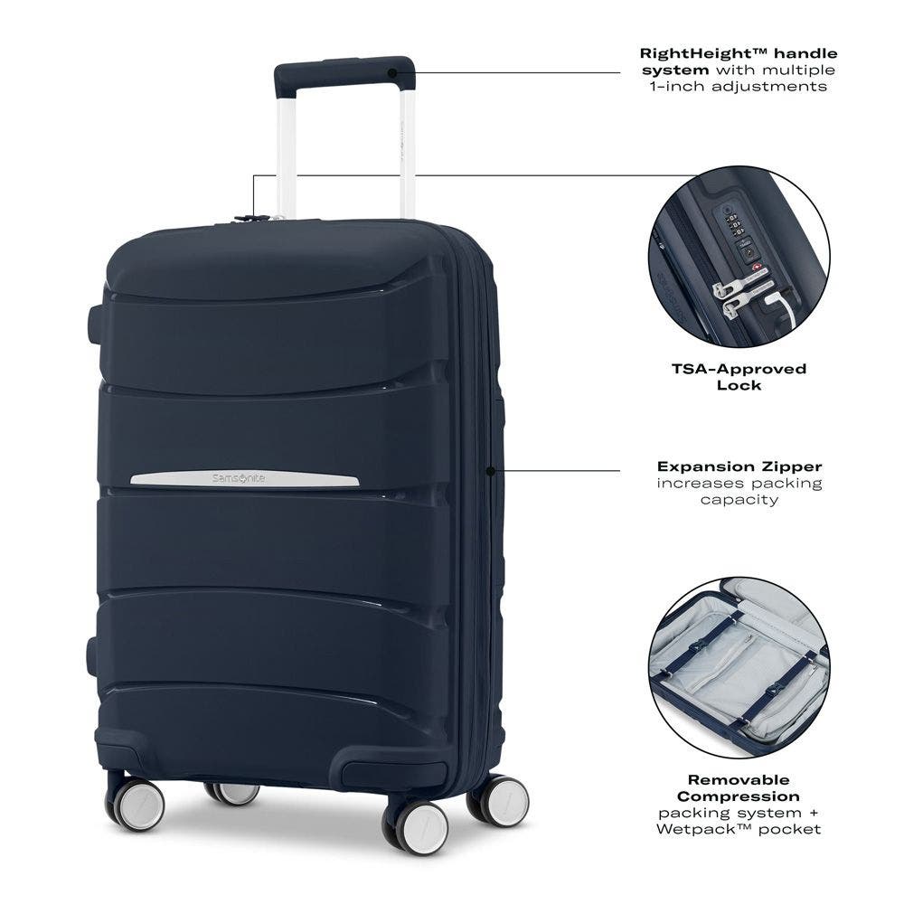 Samsonite Outline Pro Medium Spinner, Alternate, color, Midnight Blue