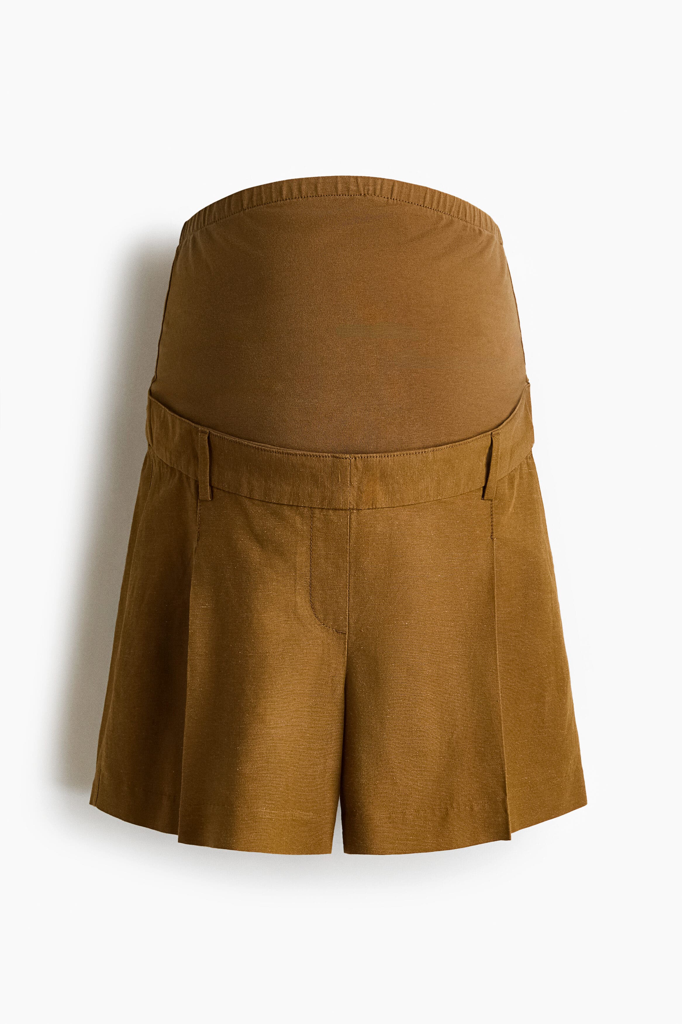 Mama Linen-blend Shorts - image 3