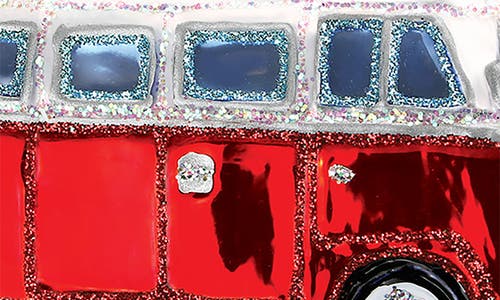 Old World Christmas Camper Van Glass Ornament In Multi