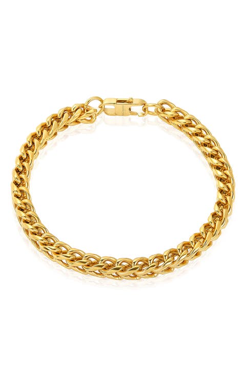 Mens' 6mm Franco Chain Bracelet