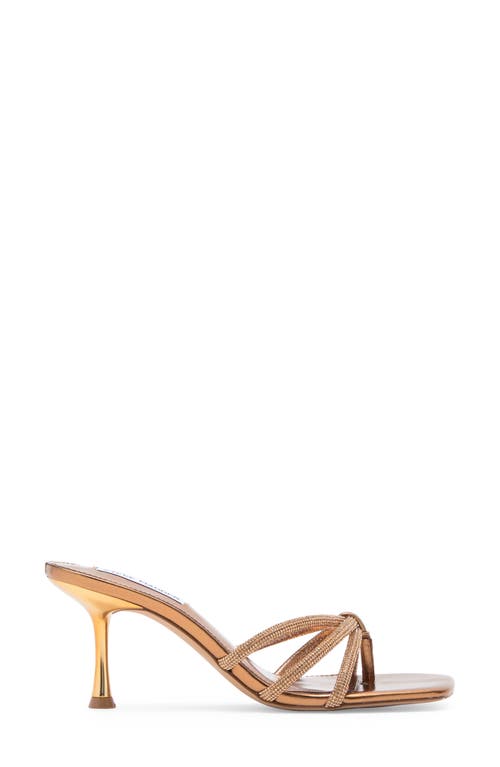 Steve Madden Jazzee Slide Sandal In Bronze