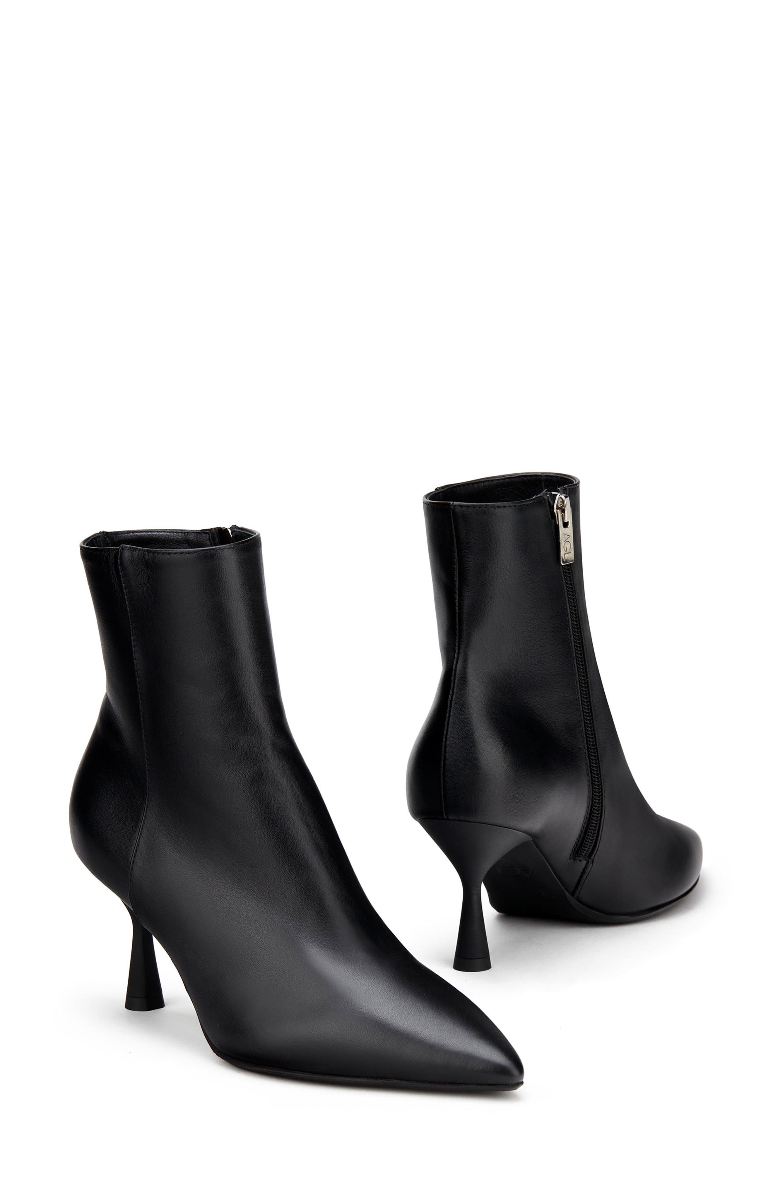 Ide Bootie with Heel, Alternate, color, NERO-NERO