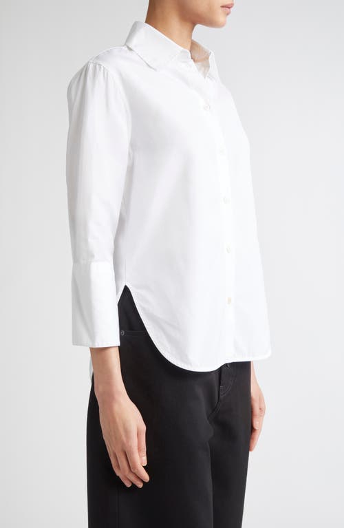 Fforme Nico Petite Button-up Shirt In White