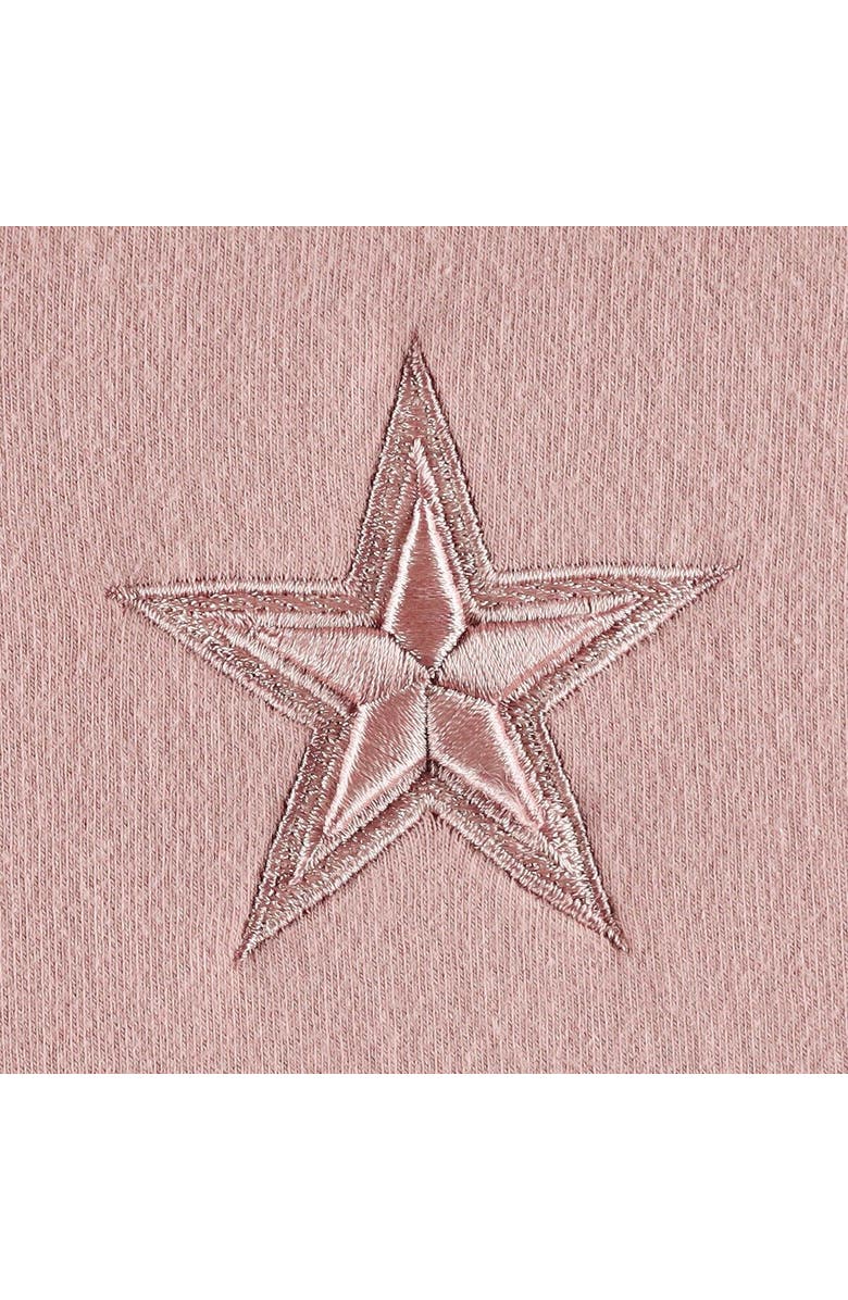 KADYLUXE Women's Pink Dallas Cowboys Reign Cropped Full-Zip Hoodie, Alternate, color,