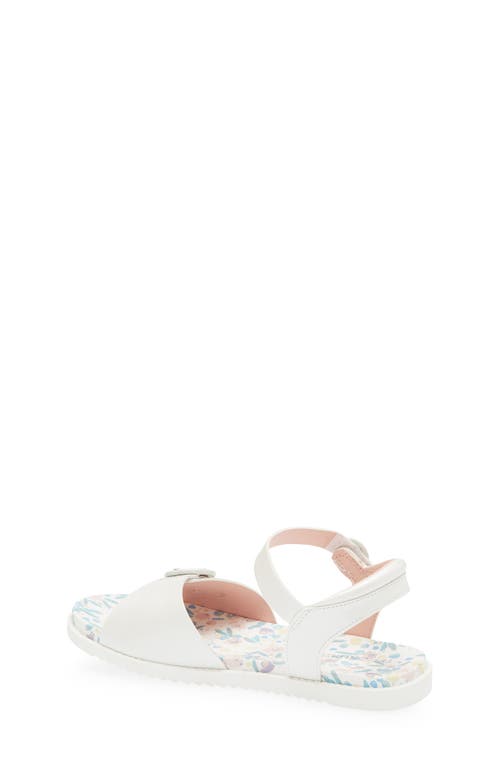 Tucker + Tate Kids' Isabel Sandal In White Shimmer