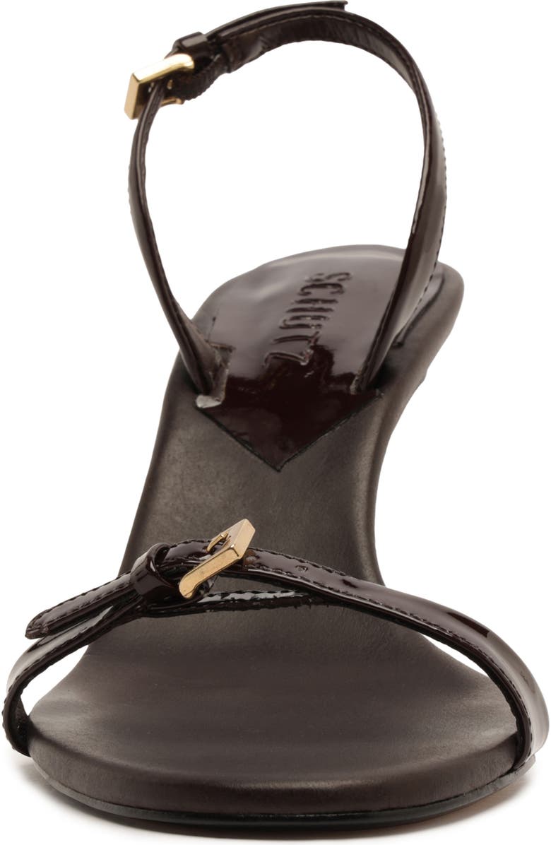 Schutz Aurora Mid Slingback Sandal, Alternate, color, Maplewood