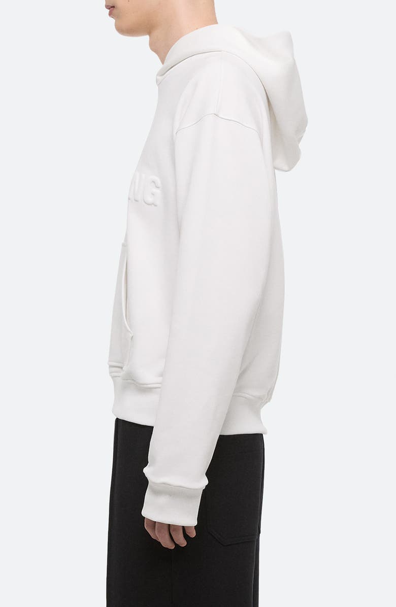 Helmut Lang Embossed Studio Logo Hoodie, Alternate, color, White