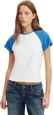 Cotton On Women's 90S Baby Raglan Tee