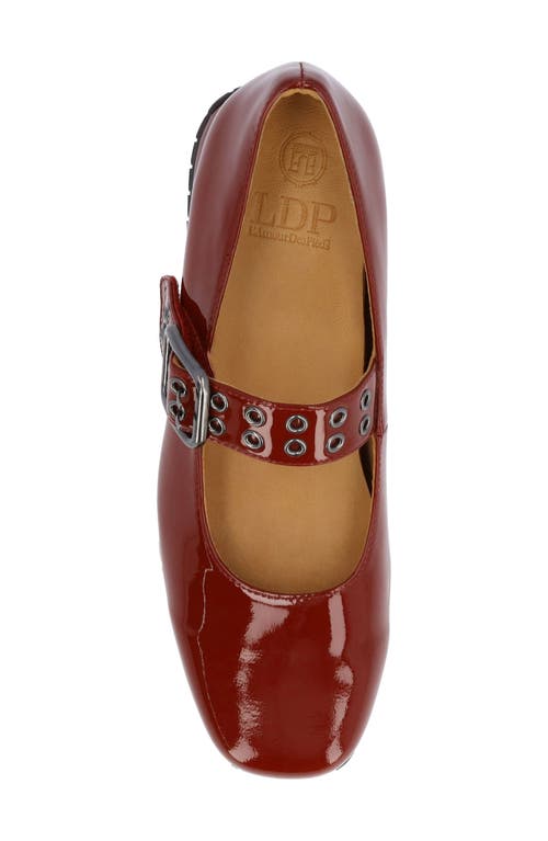 L'amour Des Pieds Tanzy Mary Jane Flat In Red