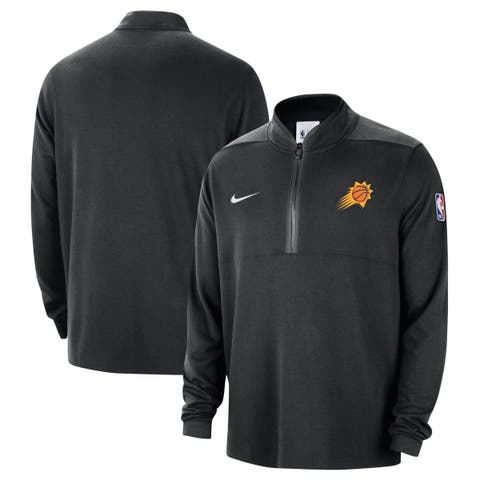 Men's Nike Black Phoenix Suns 2024/25 Courtside Performance Half-Zip Top