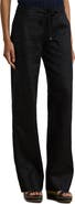 Lauren Ralph Lauren Wide Leg Linen Pants