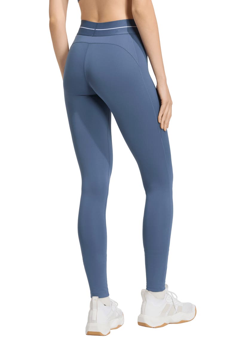 Logo Elastic Waist Leggings, Alternate, color, PRELOVED INK