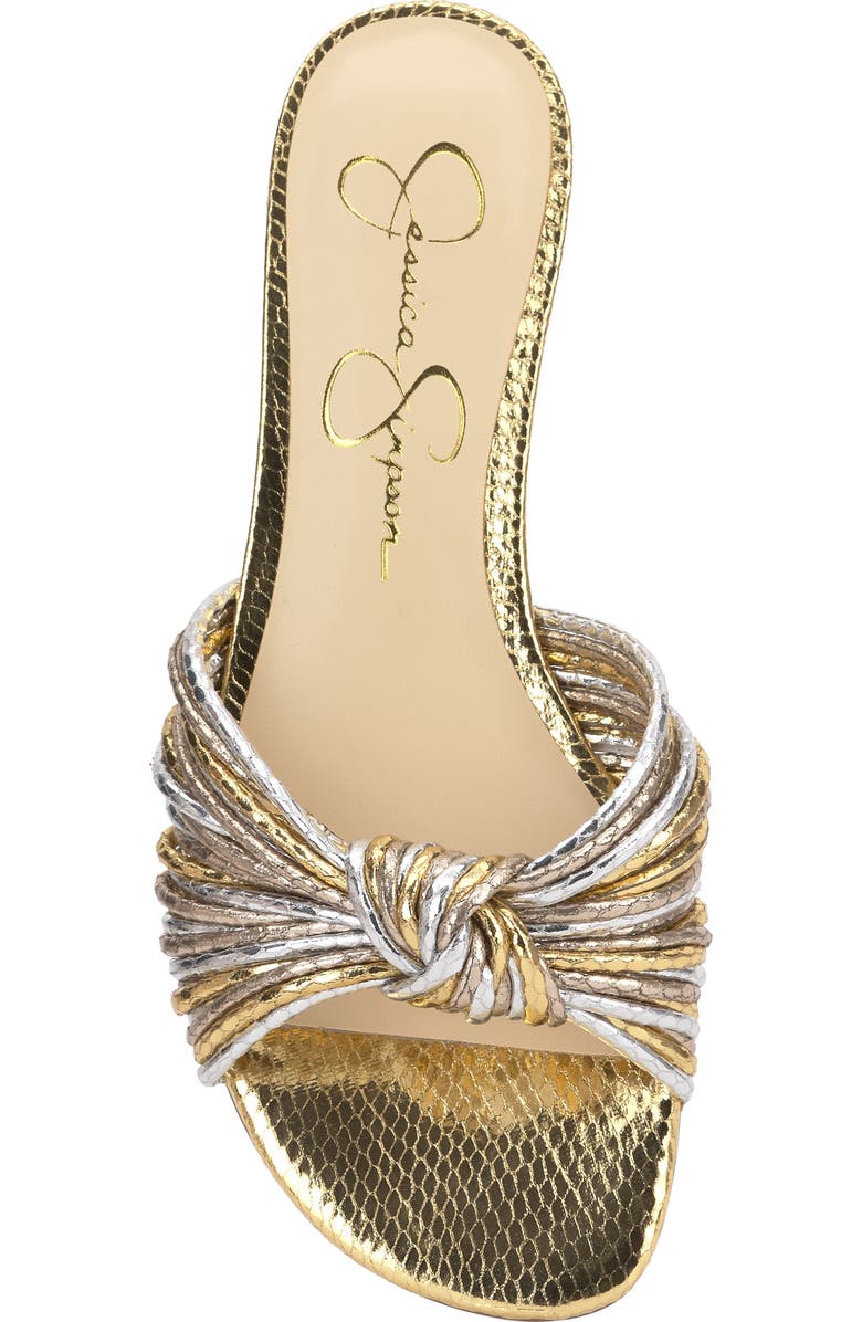 Jessica Simpson Dydra Slide Sandal, Alternate, color, Silver Combo